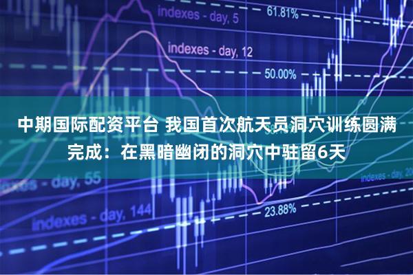 中期国际配资平台 我国首次航天员洞穴训练圆满完成：在黑暗幽闭的洞穴中驻留6天